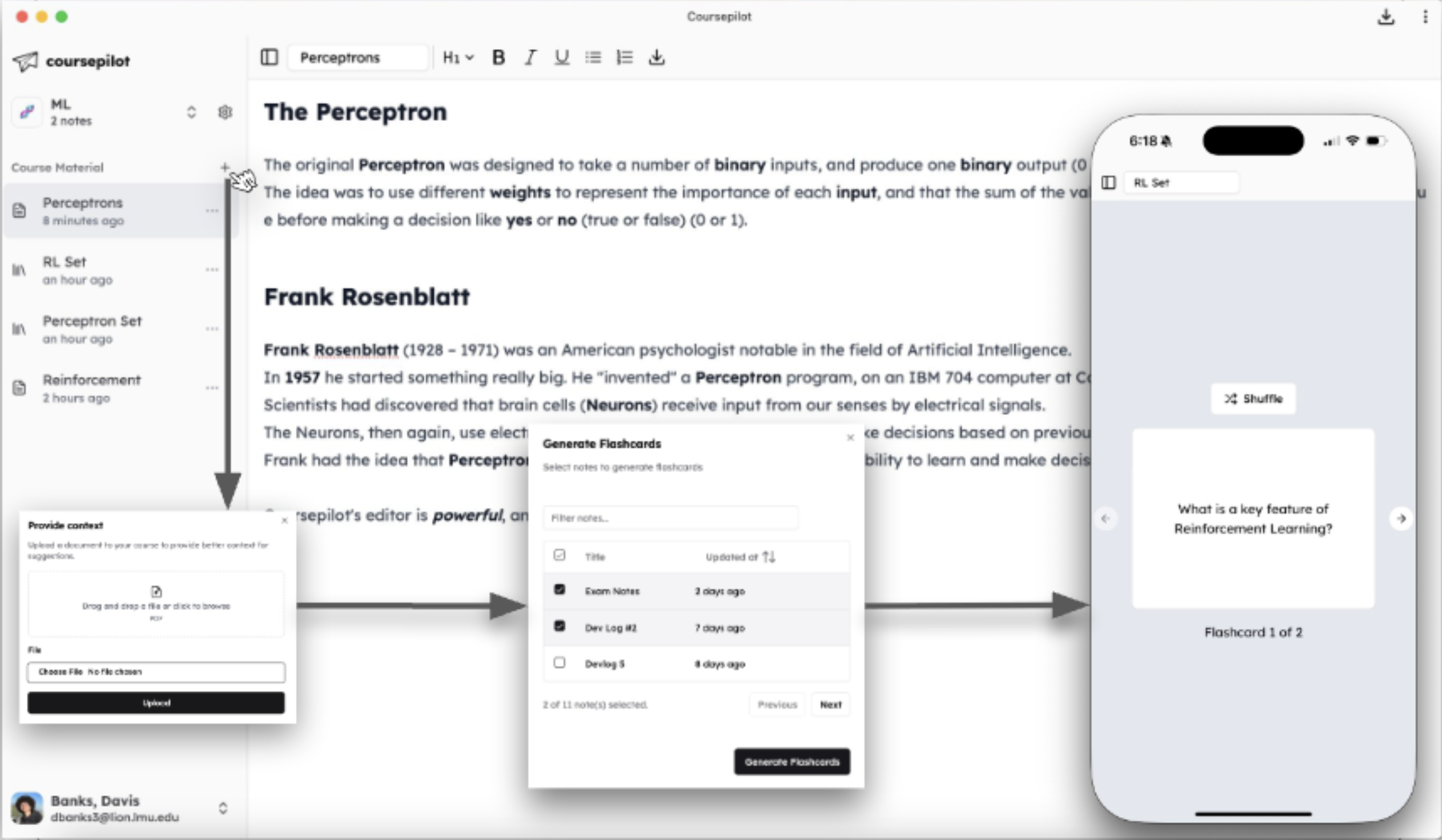 Coursepilot screenshot